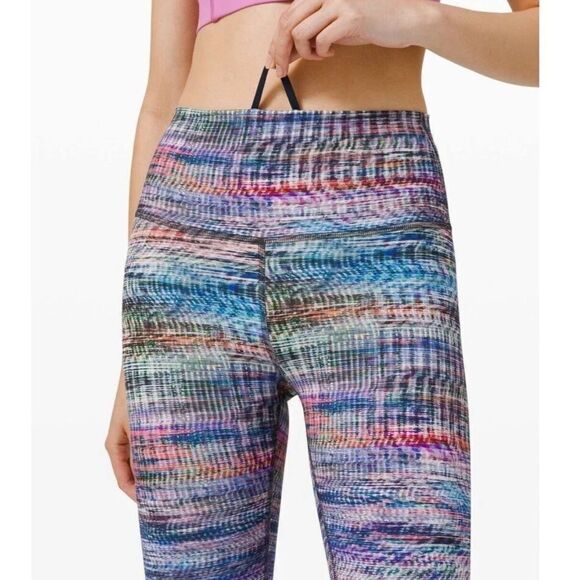 Lululemon Wunder Train Hi Rise Crop Legging Digital Oasis - Picture 12 of 12
